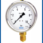 High Pressure Gauge 212.53.063 NPT 1/4" Bottom, Kg/cm2 & Psi - WIKA